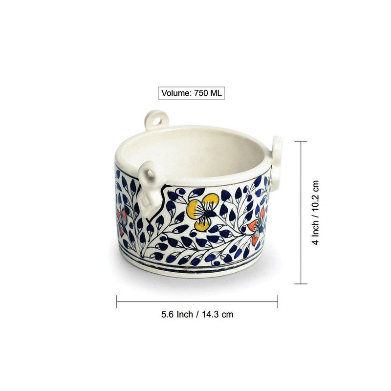 Bloom Vines Handpainted Planter media 6