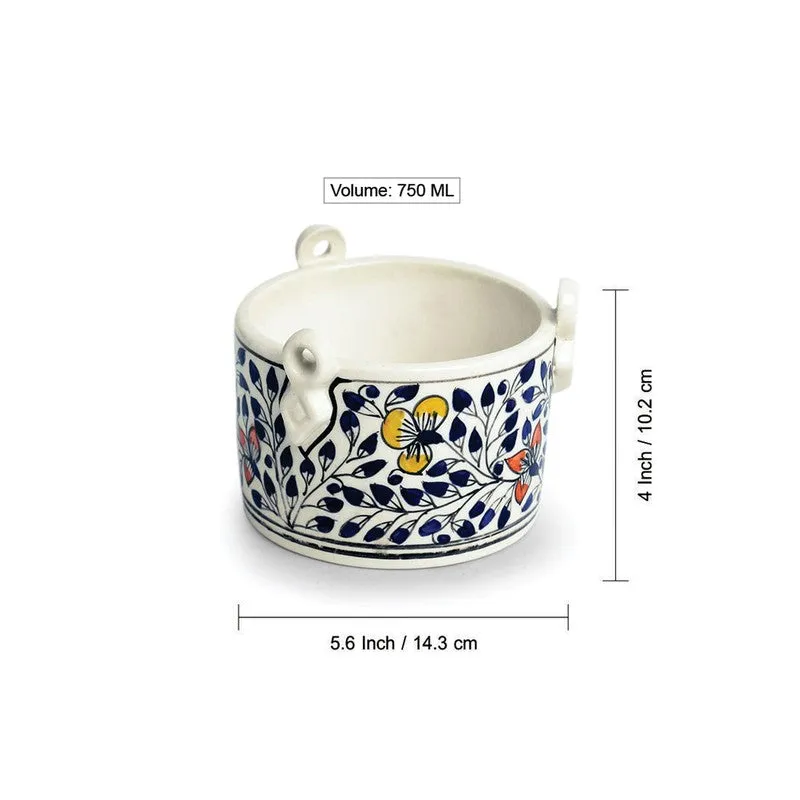 Bloom Vines Handpainted Planter media 6