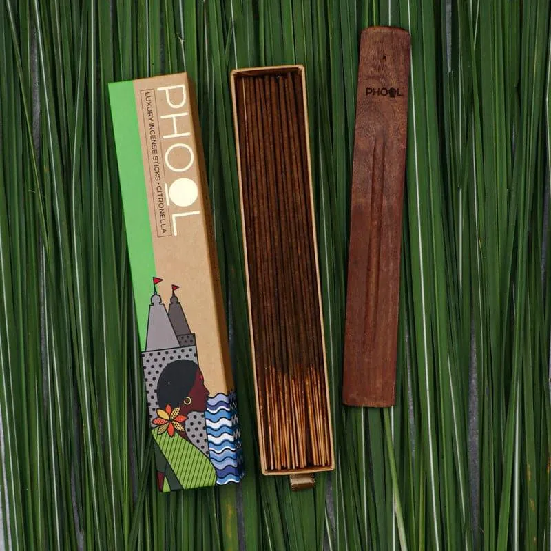 Phool Natural Incense Sticks (Citronella) - Set Of Forty media 1