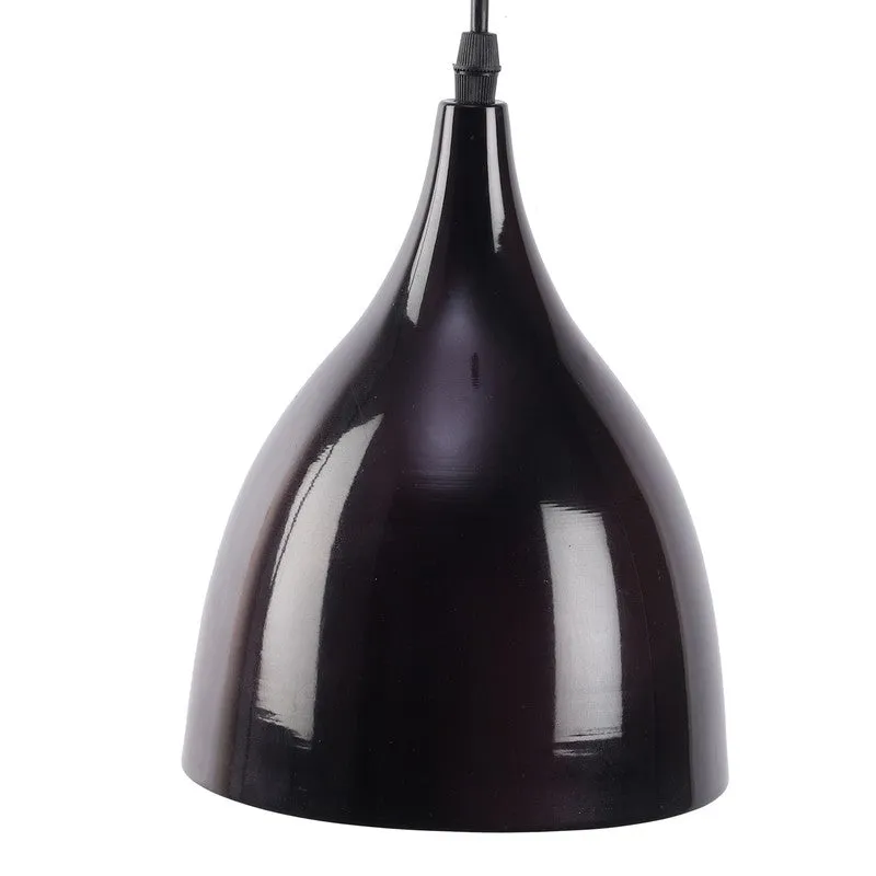 Matte Black Iron Ceiling Lamp media 5