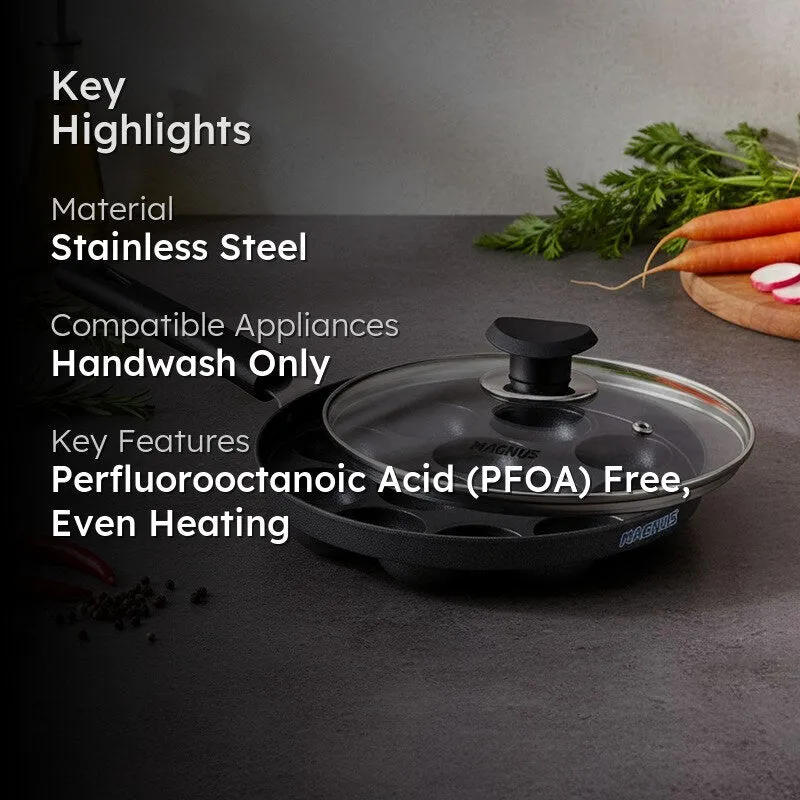 EasyFlip Non-Stick Paniyaram Pan With Lid media 2