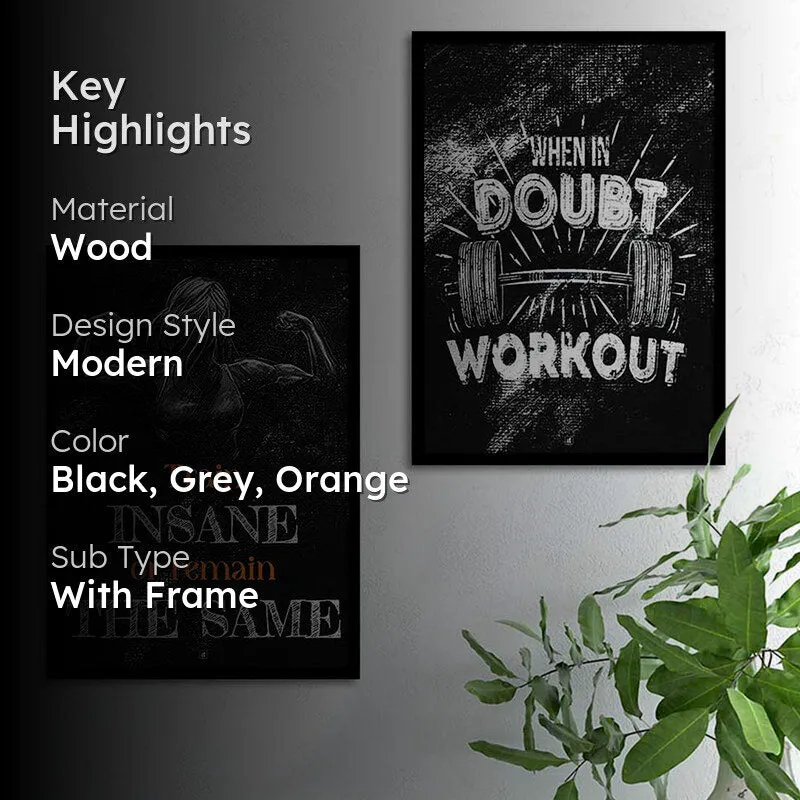 Workout Wall Art - Set Of Two media 2