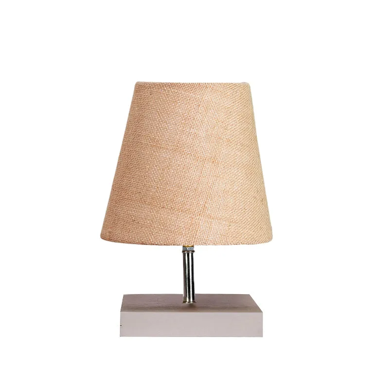 Alsa Jute Table Lamp - Beige,White media 4