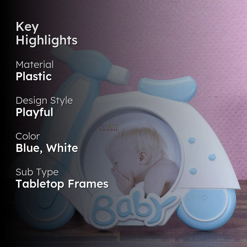 Vroom Vroom Photo Frame - Blue media 2
