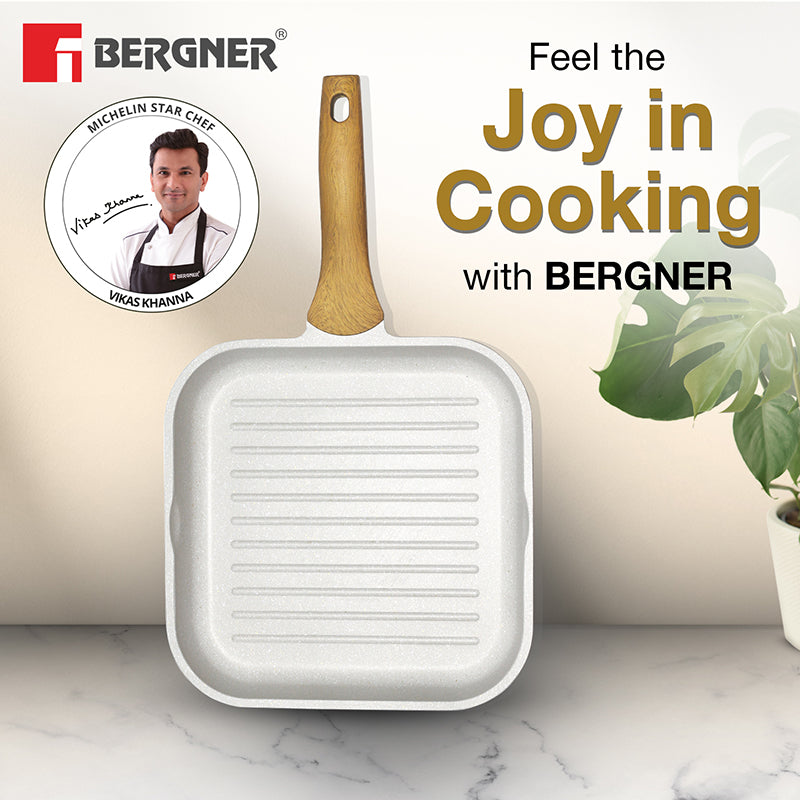 Bergner Smooth Sear Induction Safe Non-Stick Grill Pan - 26 cm image 4