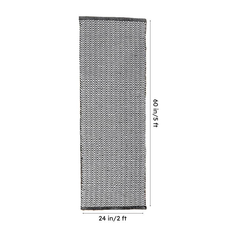 Atelier Cotton Runner Rug - Black media 8