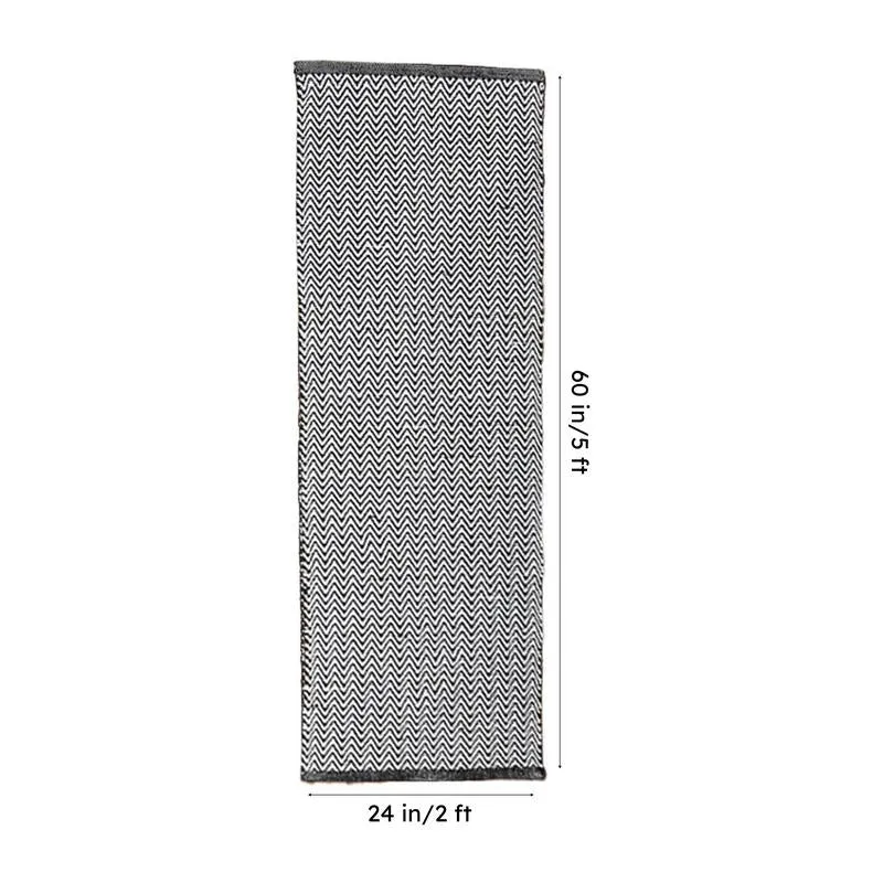 Atelier Cotton Runner Rug - Black media 8
