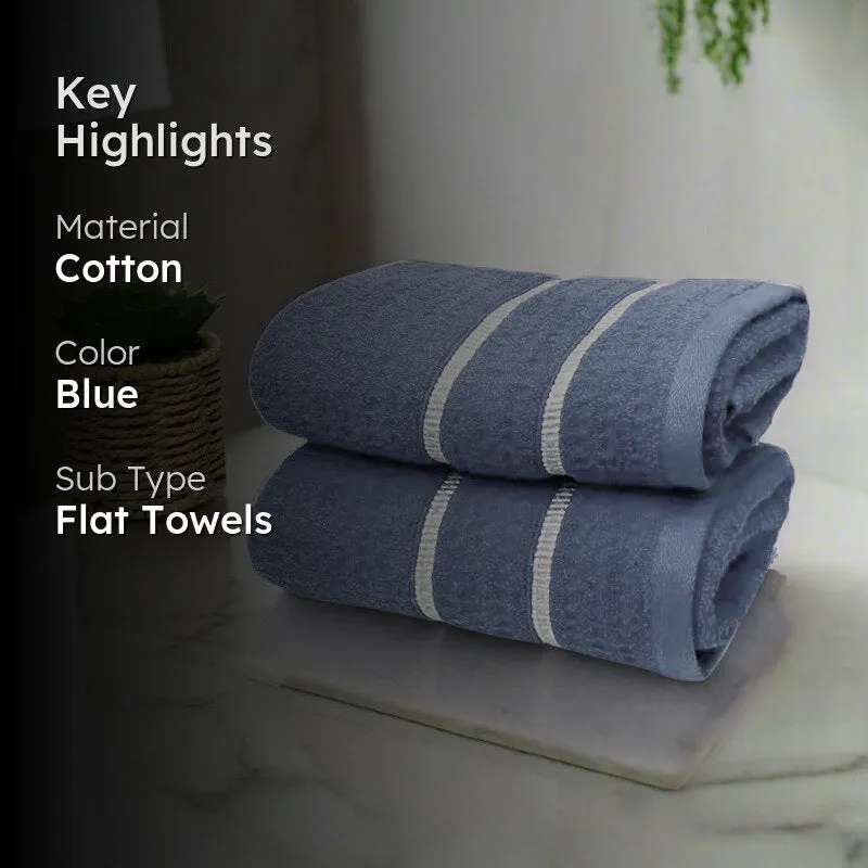 Junia Hand Towel (Blue) - Set Of Two media 2