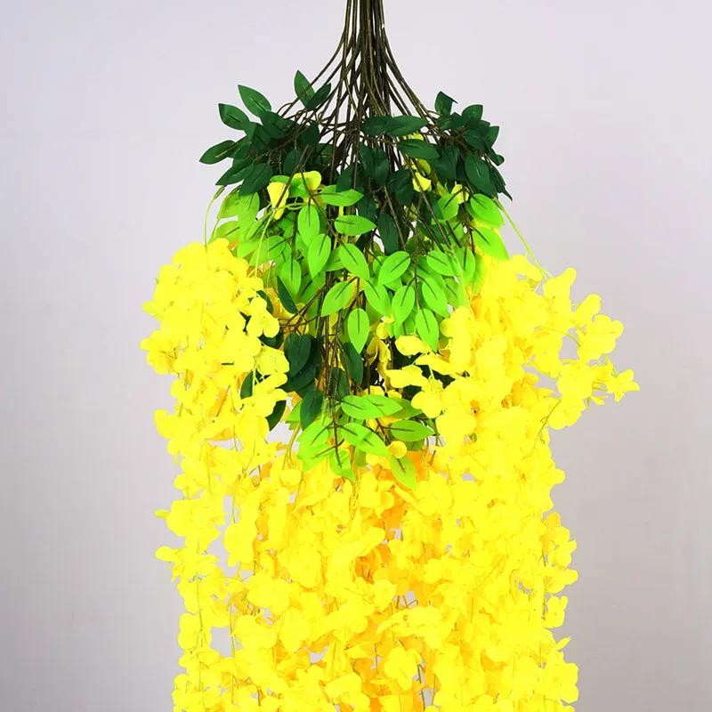 Perenna Artificial Orchid Bunch - Yellow media 3