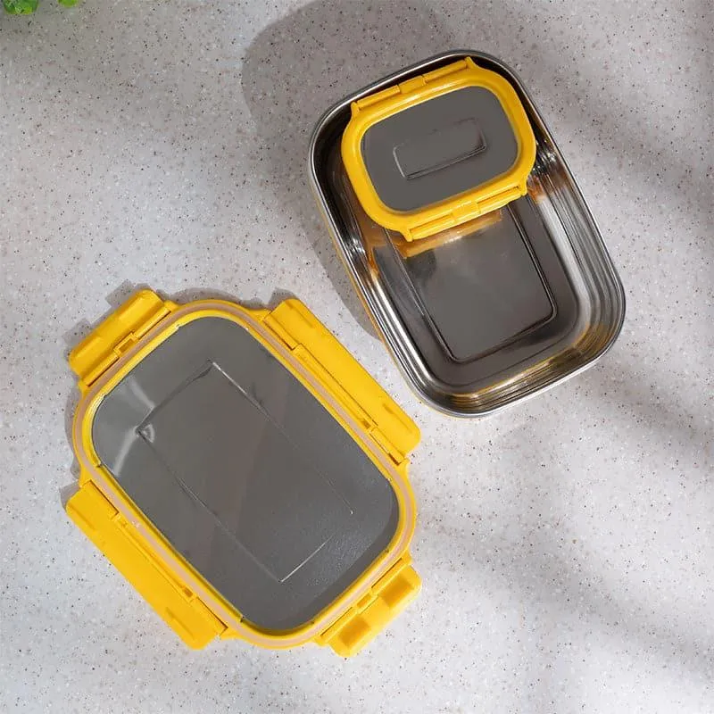 Cricket Wicket Yellow Lunch Box (775/150 mL) - Two Piece Set media 6