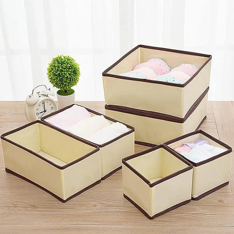 Harley Foldable Cloth Organizer - Set Of Six media 1