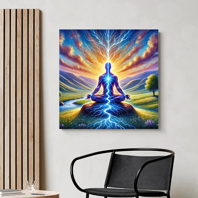 Divine Aura Wall Painting media 1