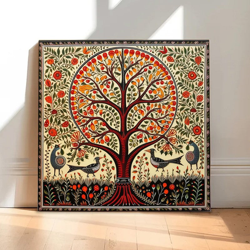 Madhubhani Nature Wall Art media 4