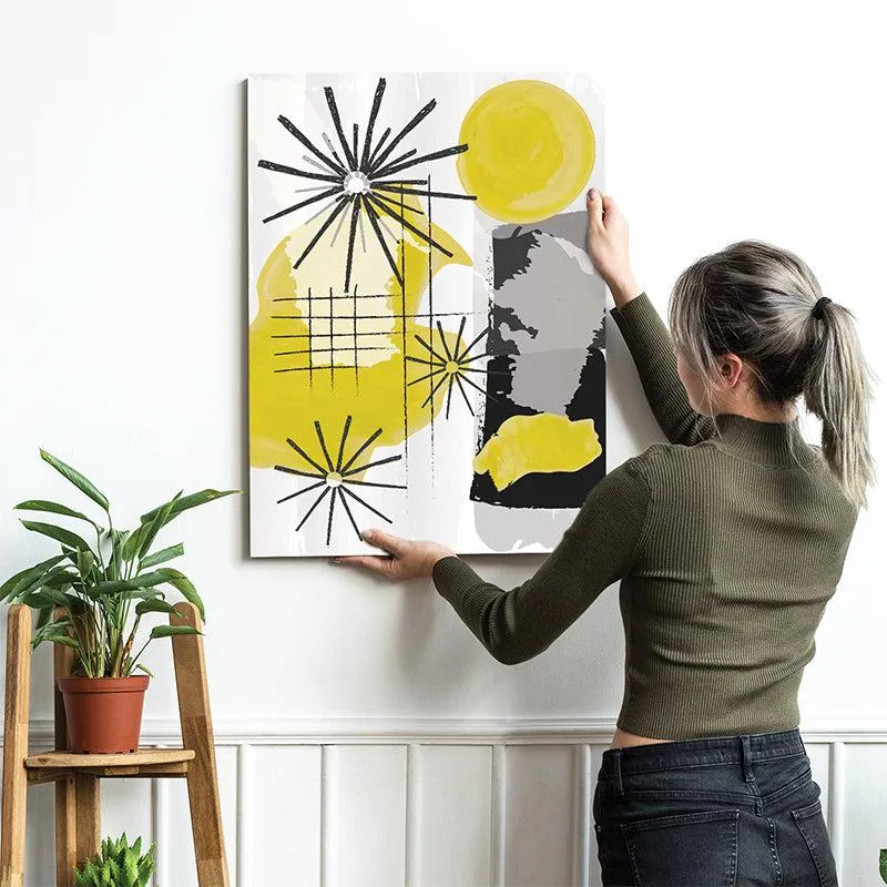 Cracker Play Abstarct Canvas Wall Painting media 3