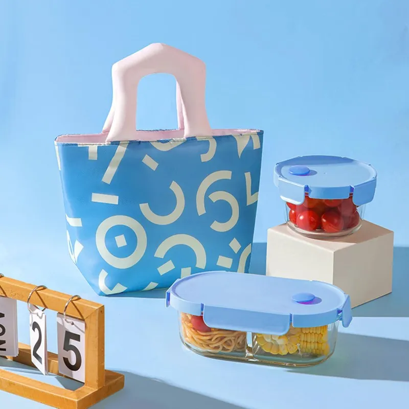 Aqua Art Lunch Bag - Blue media 1