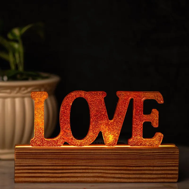 Love Led Table Lamp media 1