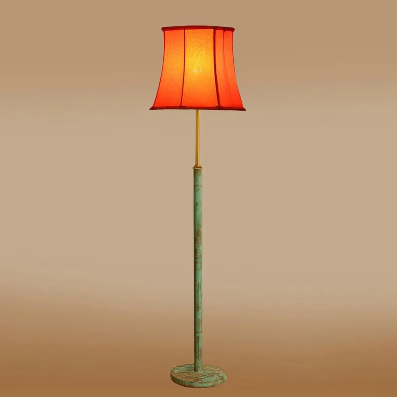 Misty Morning Wooden Floor Lamp - Orange media 6