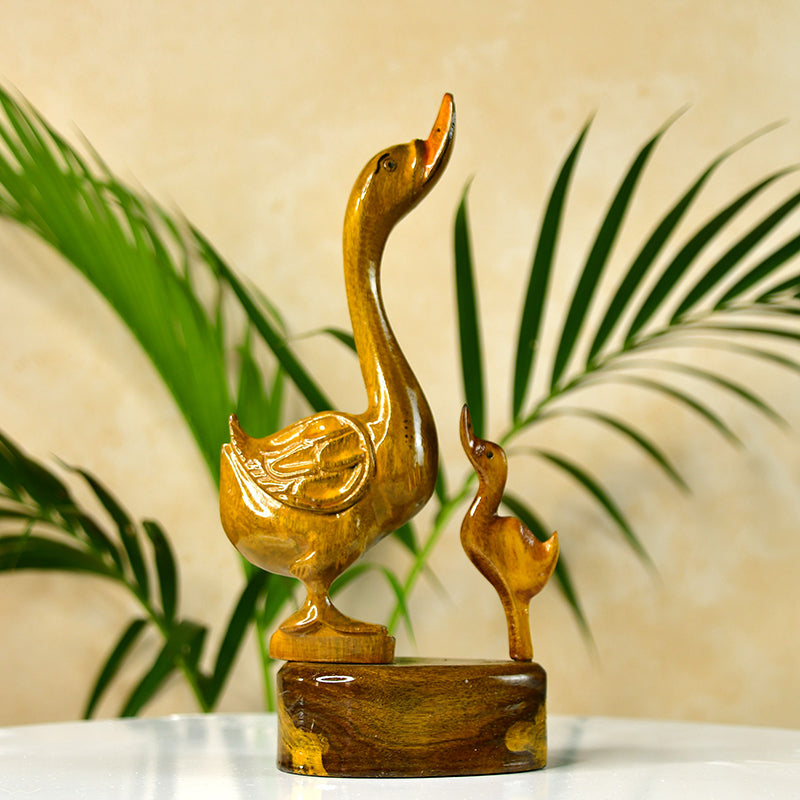 Timber Mallard Wood Showpiece