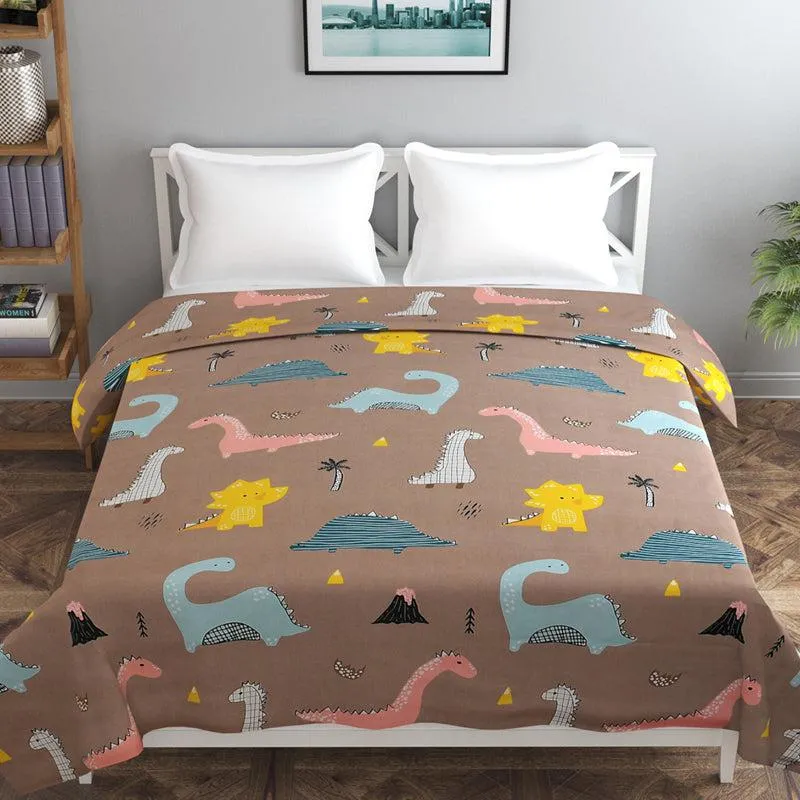 Tiny Dino Kids' Cotton Duvet Cover - 210 TC media 3