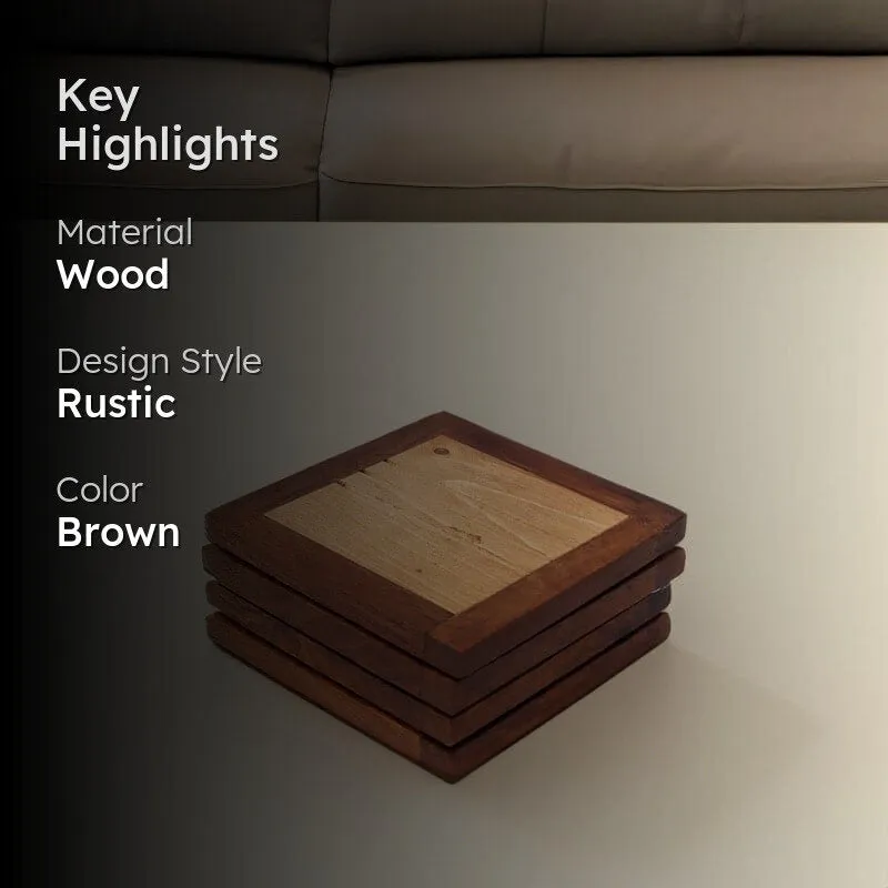 Wood Fusion Coaster - Set Of Four media 2