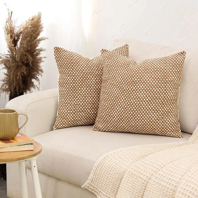 Vindhya Cushion Cover (Brown) - Set Of Two media 2