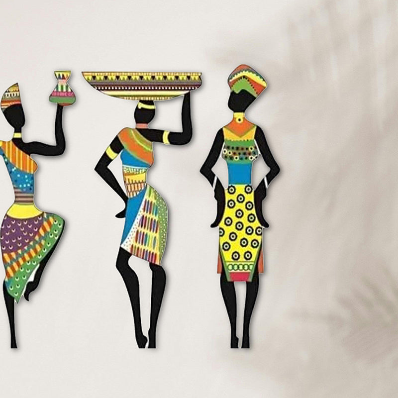 Tribal Twisto MDF Wall Accent - Set Of Four media 3
