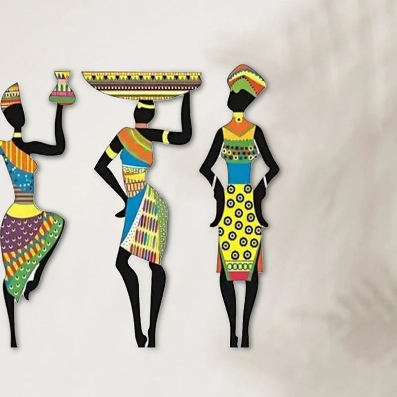 Tribal Twisto MDF Wall Accent - Set Of Four media 3