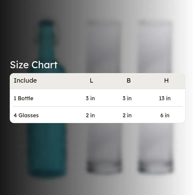 Lachlan 1000 mL Water Bottle With 300 mL Glasses - Five Piece Set media 7