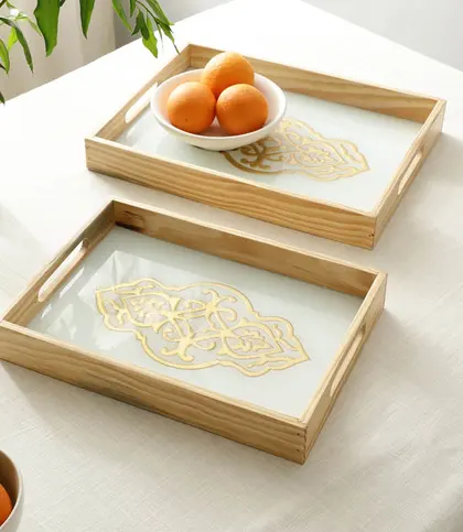 Glass · Wood
