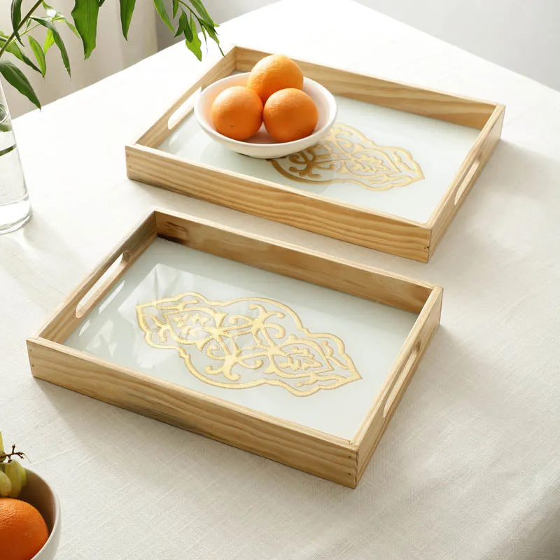 Pied Serving Tray - Set Of Two media 1