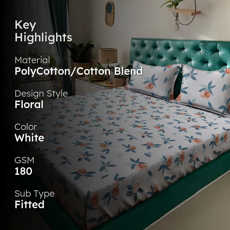 Nadia Fitted Bedsheet - 180 GSM media 2