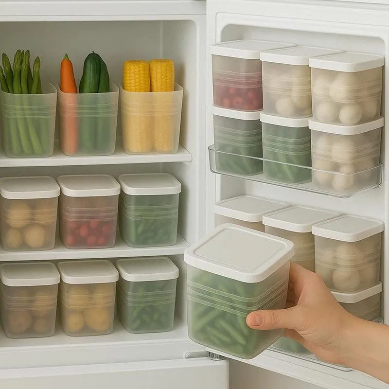 Plastic Containers with Lid (250 mL Each) - Set Of Six media 6