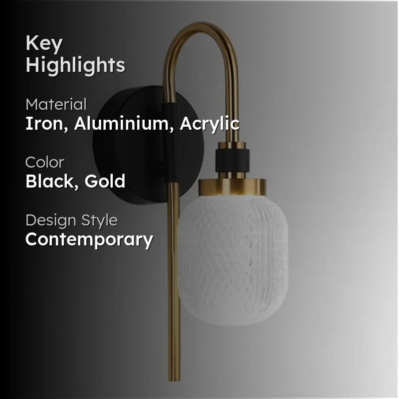 Solith Iron Wall Lamp media 2