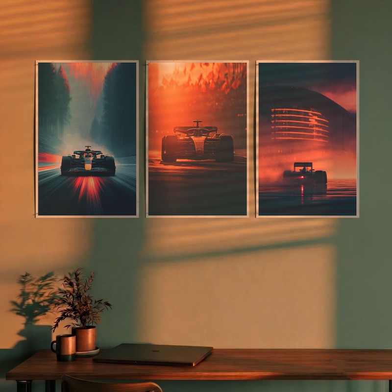 Ignition Pulse Cars Polymer Wall Poster