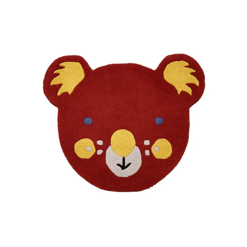 Fluffy Bear Wool Carpet media 1