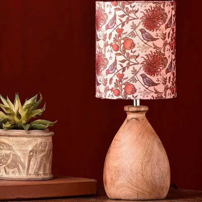 Amber Fabric Table Lamp - Multicolor media 3