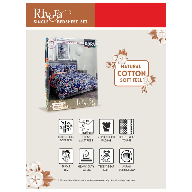 Garden Bloom Microfiber Bedsheet - 140 GSM media 7