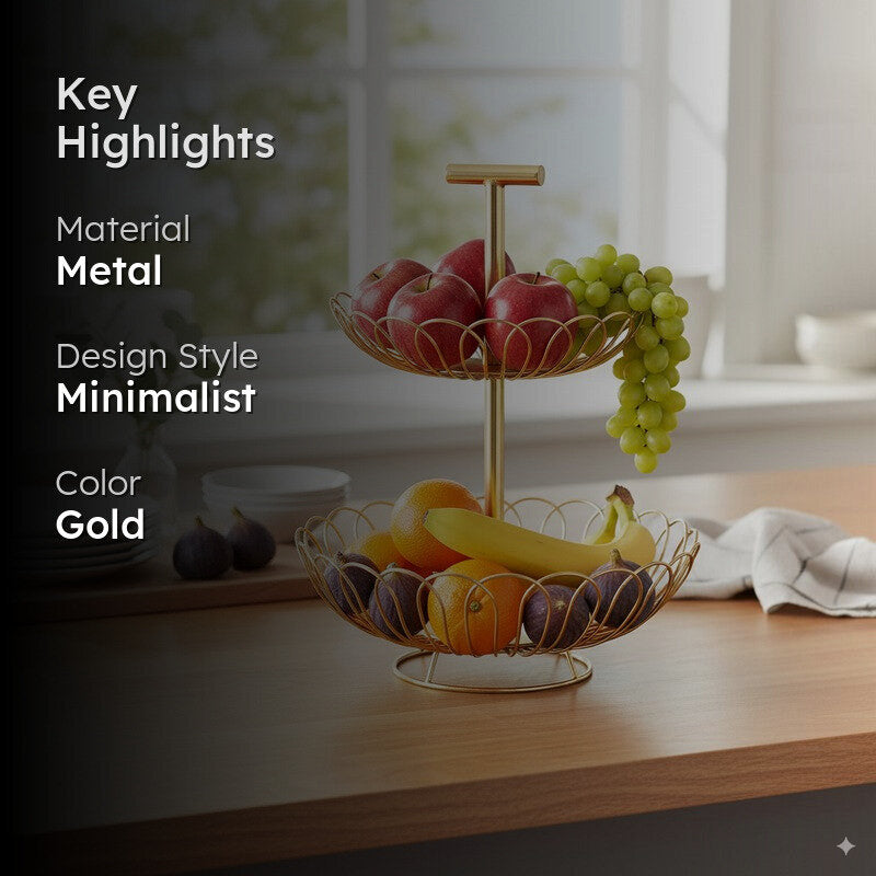 Liora Gleam Fruit Basket media 2
