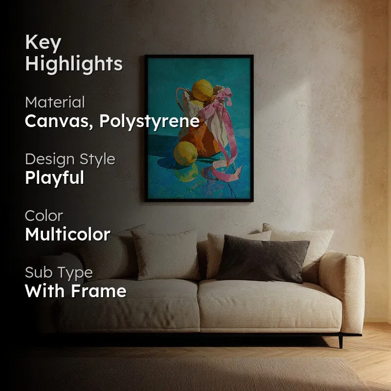 Lunith Canvas Wall Painting With Black Frame media 2