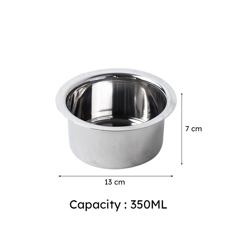 Avsa Stainless Steel Pateela - 350 mL / 5 Inches media 9