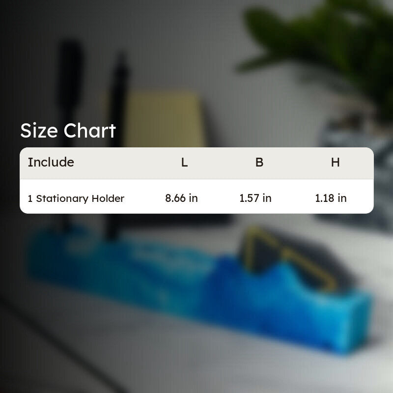 Aiden Stationary Holder - Blue media 6