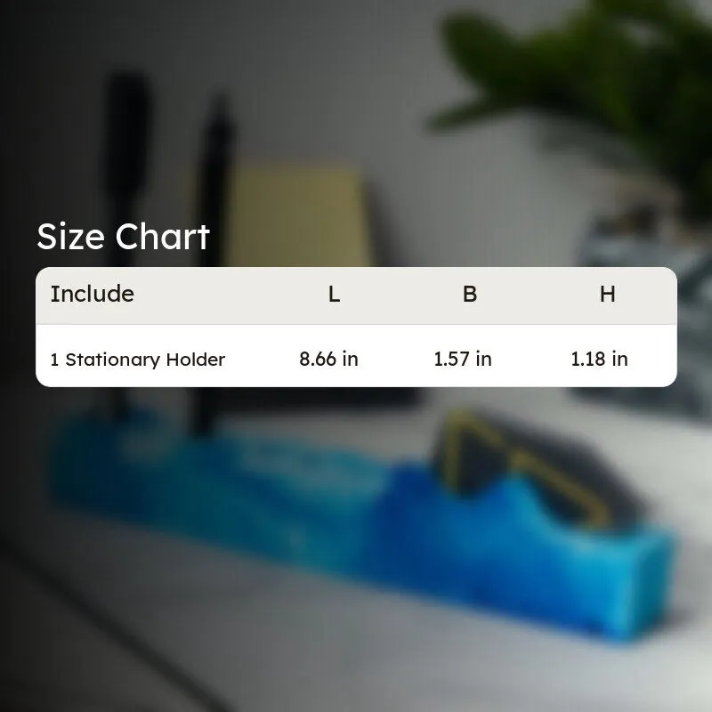 Aiden Stationary Holder - Blue media 6