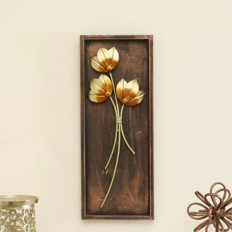 Leafy Affair Metal And MDF Wall Accent media 1