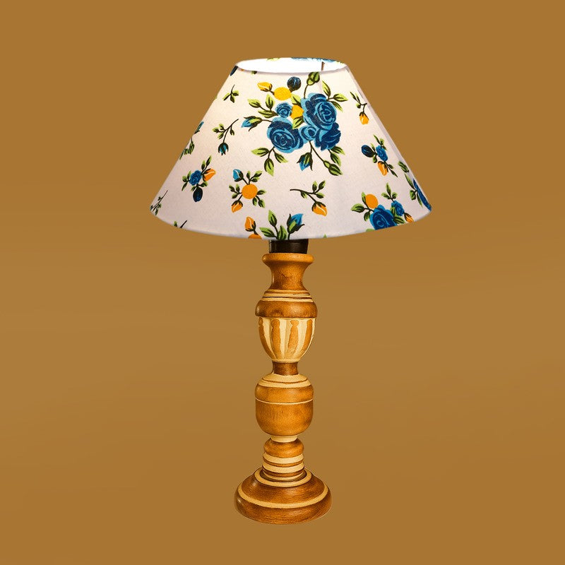 Zenrae Wooden Table Lamp - Multicolor media 6