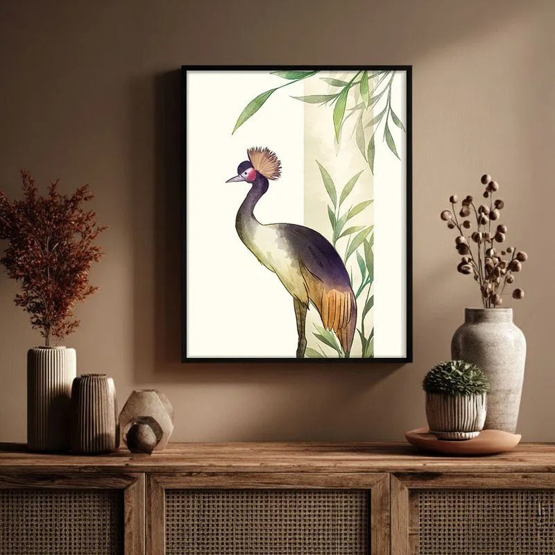 Tranquil Perch Botanical Archival Paper Wall Art With Frame media 3