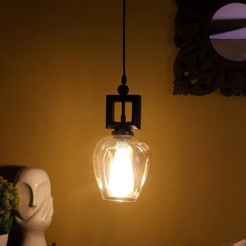 Selina Wooden Ceiling Lamp media 1