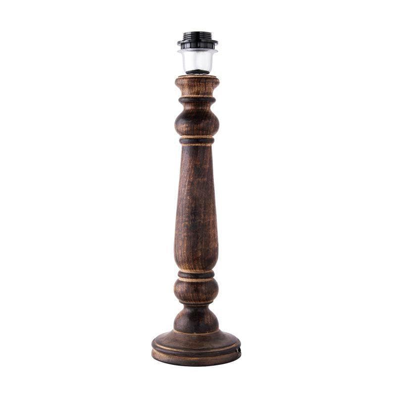 Mabel Antique Fabric Table Lamp - Black,Brown media 4