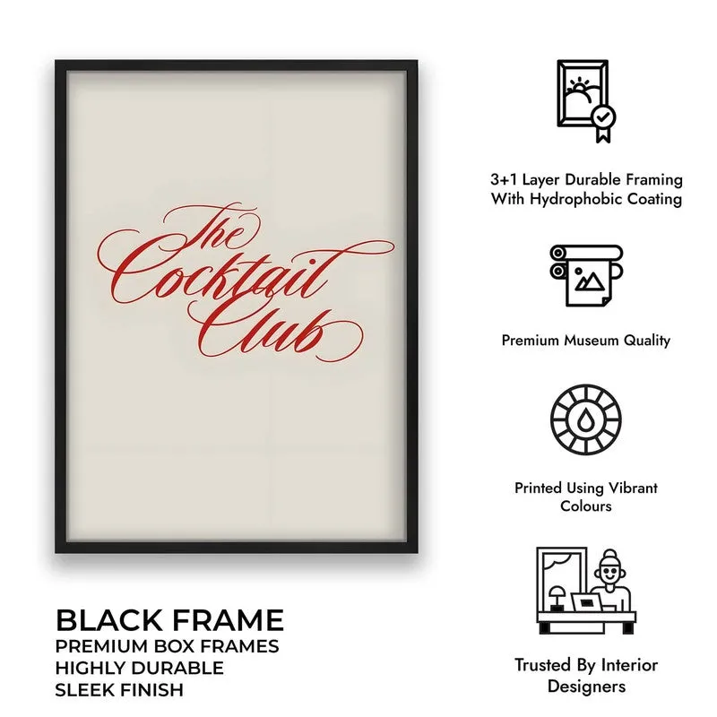 Sip Script Archival Canvas Wall Art - Black media 10
