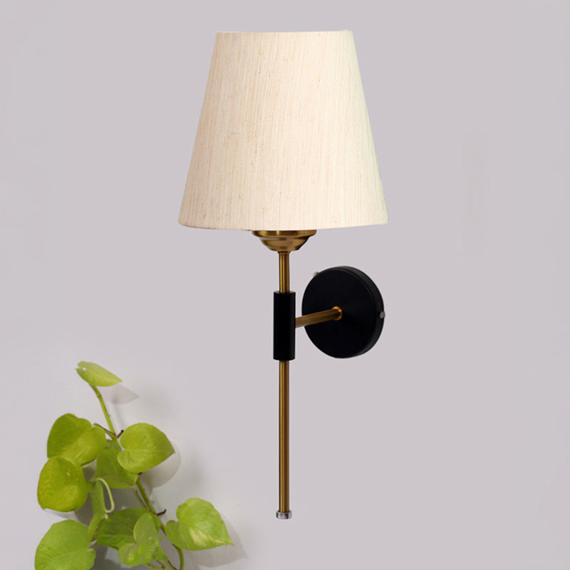 Beryll Steel & Cotton Wall Lamp - Ivory media 3
