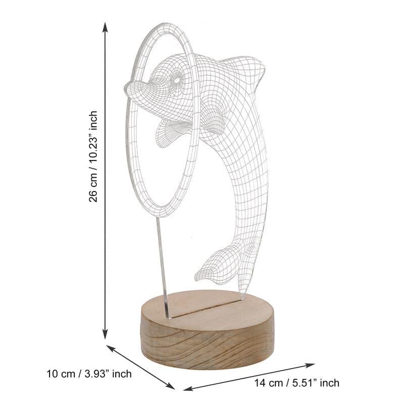 Dolhin Play Luminance LED Acrylic Table Lamp media 4